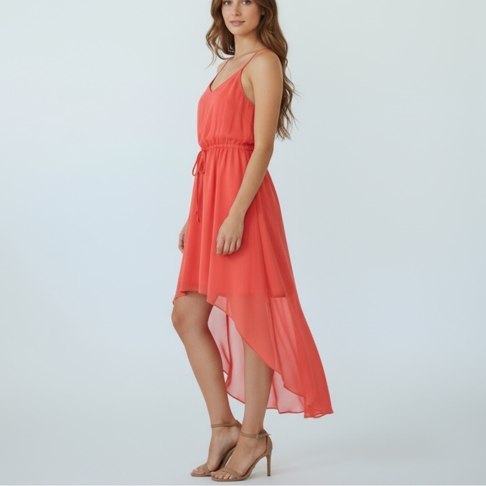 ~ Vintage Free Bird Coral Pink Dress Small S